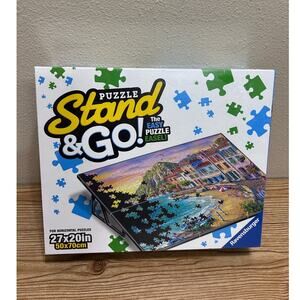 Ravensburger Puzzle Stand & Go Easel 27x20 Puzzle Board Stand Portable Jigsaw